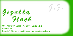 gizella floch business card